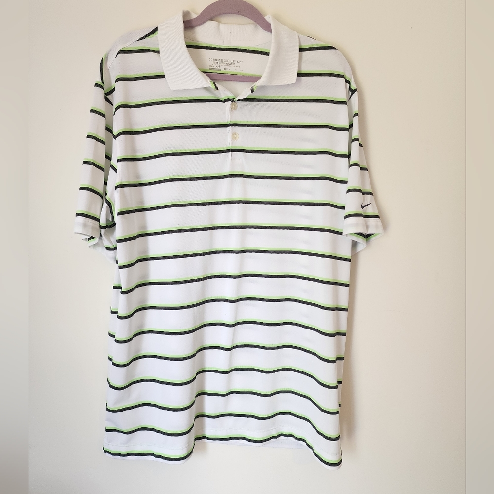 Nike, XL, White/Black/Green
